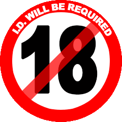 For sale only to those over the age of 18